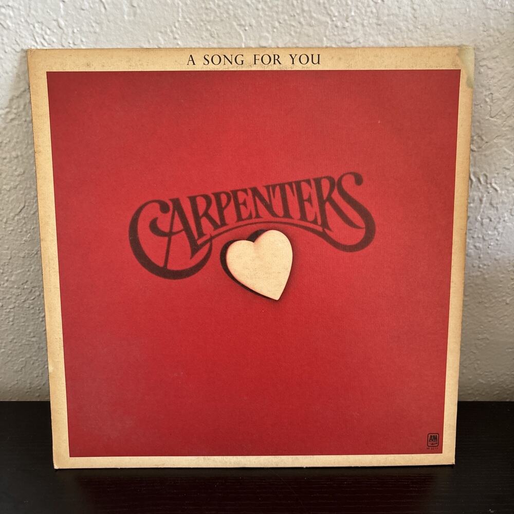 CARPENTERS LP ALBUM "A SONG FOR YOU" AM RECORD SP-3511/TOP OF THE WORLD